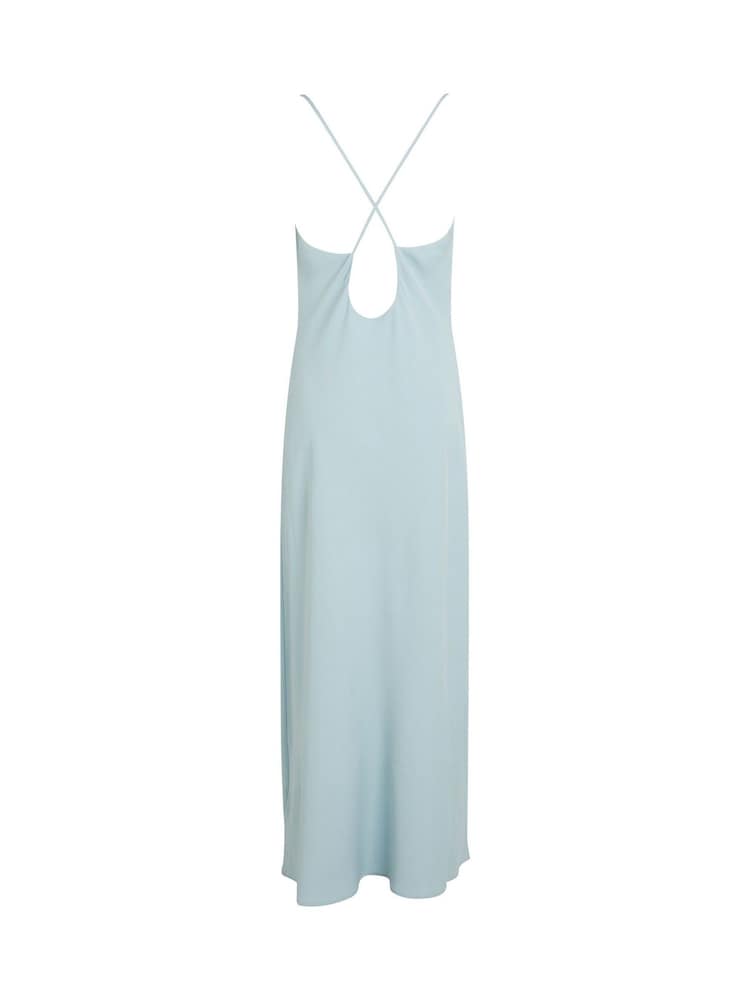 Calvin Klein Crepe Dress With Low Back Drape - Image 6 of 6