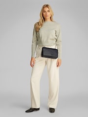 Calvin Klein Black Flap Shoulder Bag - Image 5 of 5