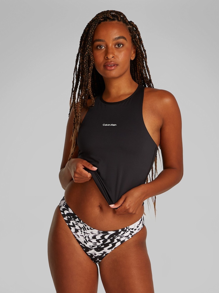 Calvin Klein Black Swim Bikini Bottoms - Image 1 of 5