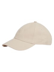 Calvin Klein White Embroidered Monogram 100% Cotton Cap - Image 1 of 4