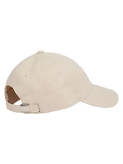 Calvin Klein White Embroidered Monogram 100% Cotton Cap - Image 4 of 4