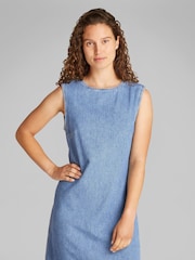 Calvin Klein Blue Denim Dress - Image 1 of 5