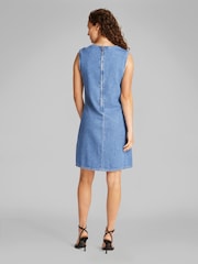 Calvin Klein Blue Denim Dress - Image 3 of 5