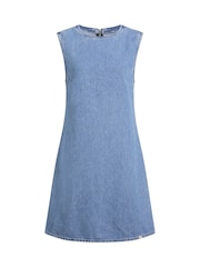 Calvin Klein Blue Denim Dress - Image 5 of 5