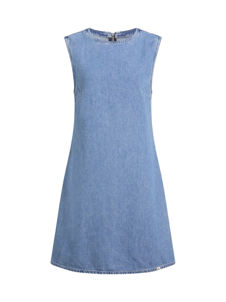 Calvin Klein Blue Denim Dress - Image 5 of 5