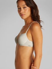 Calvin Klein White Push Up Bikini Top - Image 4 of 5