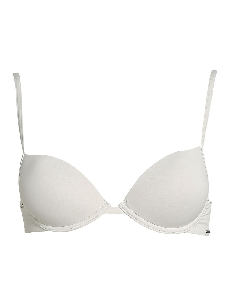 Calvin Klein White Push Up Bikini Top - Image 5 of 5