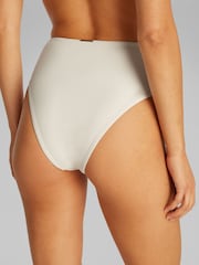 Calvin Klein White High Waist Bikini Bottoms - Image 4 of 5