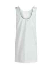 Calvin Klein White Poplin Sleeveles Mini Dress - Image 5 of 6