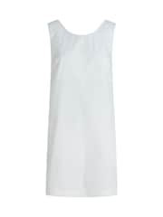 Calvin Klein White Poplin Sleeveles Mini Dress - Image 6 of 6