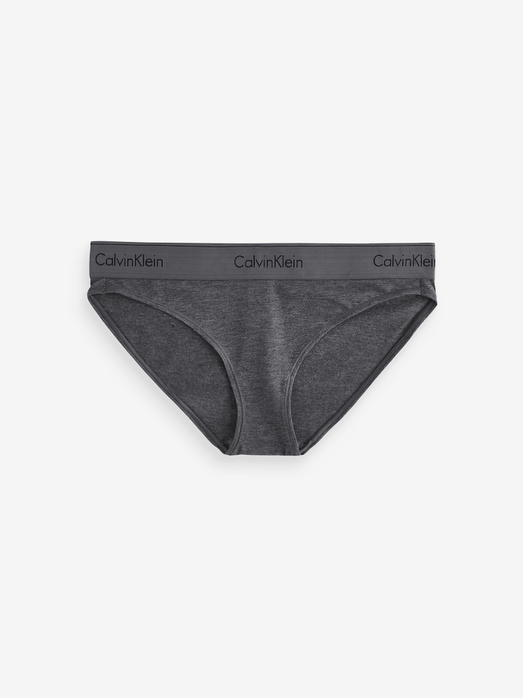 Calvin Klein Grey Modern Cotton Full Briefs - Image 5 of 5