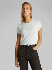 Calvin Klein Green Baby Monogram T-Shirt - Image 1 of 6