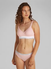 Calvin Klein Pink Modern Cotton Lift Bralette - Image 2 of 5