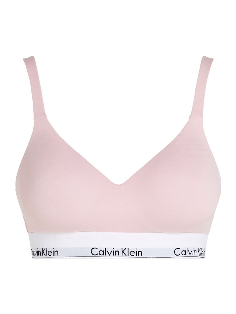 Calvin Klein Pink Modern Cotton Lift Bralette - Image 5 of 5