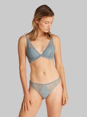 Calvin Klein Grey Instinct Lightly Lined Plunge Bra - Image 1 of 4