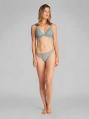 Calvin Klein Grey Instinct Lightly Lined Plunge Bra - Image 2 of 4