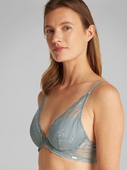 Calvin Klein Grey Instinct Lightly Lined Plunge Bra - Image 4 of 4