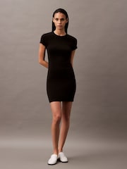 Calvin Klein Rib Mini Bodycon Dress - صورة 1 من 6