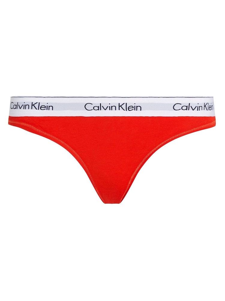 Calvin Klein Red Modern Cotton Full Briefs - Image 5 of 5