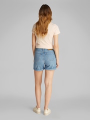 Calvin Klein Blue Mom Shorts - Image 3 of 6