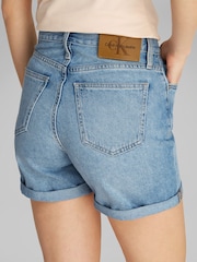 Calvin Klein Blue Mom Shorts - Image 4 of 6