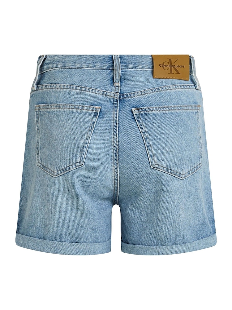 Calvin Klein Blue Mom Shorts - Image 6 of 6