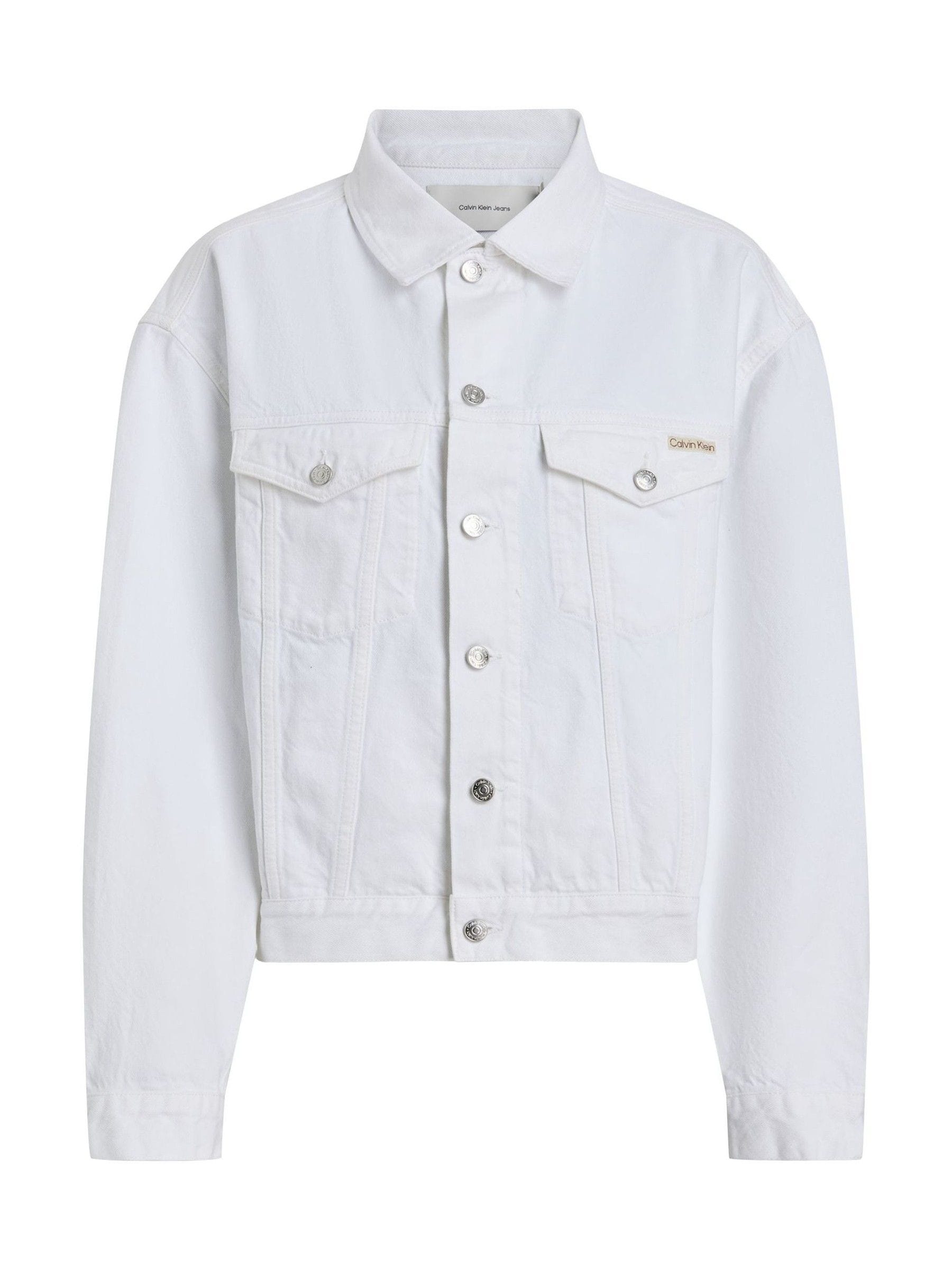 Buy Calvin Klein Off White Boxy Denim Jacket from Next South Africa