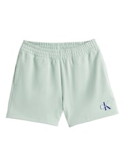Calvin Klein Grey Monologo French Terry Shorts - Image 5 of 5