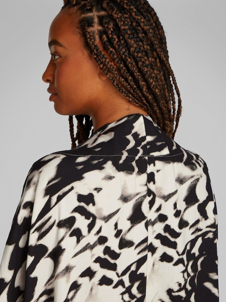 Calvin Klein Black Kaftan/Kimono Cover-Up - Image 4 of 5