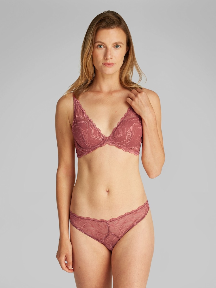 Calvin Klein Nude Instinct Lightly Lined Plunge Bra - Image 1 of 5