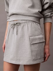 Calvin Klein Grey Terry Cargo Skirt - Image 4 of 7