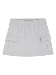 Calvin Klein Grey Terry Cargo Skirt - Image 6 of 7