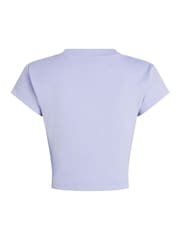 Calvin Klein Purple Baby Monogram T-Shirt - Image 6 of 6