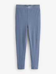 Calvin Klein Grey Cotton Stretch Rib Lounge Leggings - Image 5 of 6