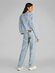 Calvin Klein Blue Boxy Denim Jacket - Image 2 of 7