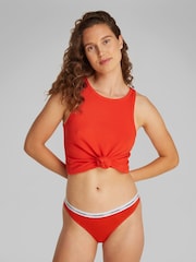 Calvin Klein Red Modern Logo Thong - Image 2 of 5