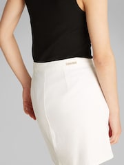 Calvin Klein White Mini Denim Skirt - Image 4 of 7
