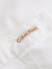 Calvin Klein White Mini Denim Skirt - Image 7 of 7