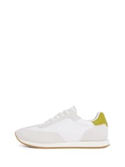 Calvin Klein White Low Lace Up Trainers - Image 3 of 6