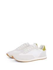 Calvin Klein White Low Lace Up Trainers - Image 4 of 6