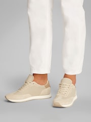 Calvin Klein Grey Low Lace Up Trainers - Image 1 of 6