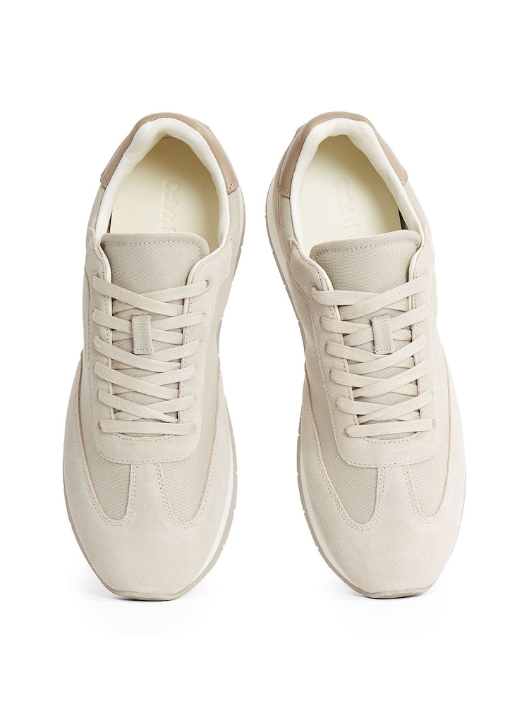Calvin Klein Grey Low Lace Up Trainers - Image 6 of 6