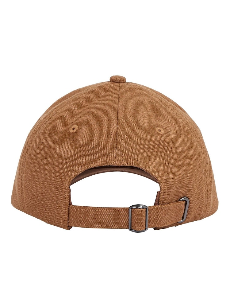 Calvin Klein Nude Linen Baseball Cap - Image 2 of 4
