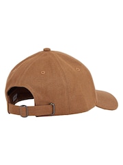 Calvin Klein Nude Linen Baseball Cap - Image 4 of 4