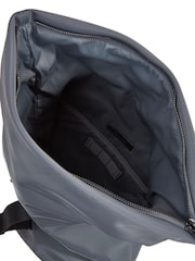 Calvin Klein Grey Rolltop Backpack - Image 3 of 5