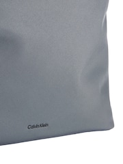 Calvin Klein Grey Rolltop Backpack - Image 4 of 5