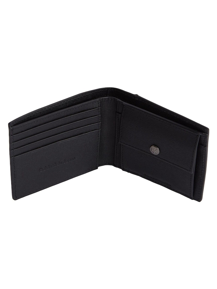 Calvin Klein Black Leather Bifold Wallet - Image 3 of 3