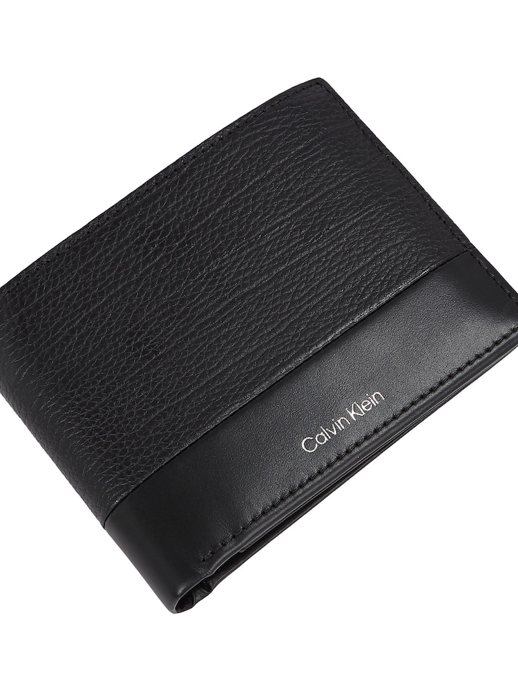 Calvin Klein Black Trifold Wallet - Image 4 of 4