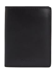 Calvin Klein Black Premium Leather Bifold Wallet - Image 1 of 4