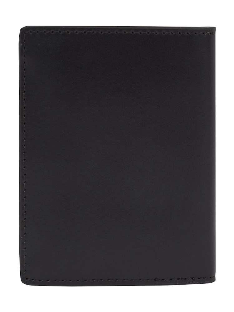 Calvin Klein Black Premium Leather Bifold Wallet - Image 2 of 4 Calvin Klein Black Premium Leather Bifold Wallet - Image 2 of 4